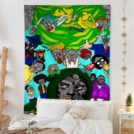 MF DOOM Comic Style Music Cartoon Tapestry Art Science Fiction Room