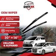 VELLFIRE & ALPHARD OEM WIPER BLADE HIGH QUALITY 1 SET (30 INCH + 14 INCH)