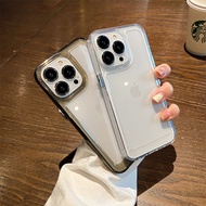 Good case🔥New🔥Luxury Space Sheild Clear Case Transparent case for iPhone 11 12 13 14 Pro Max 15 Pro Max iPhone XR 7 8 Plus X XS Max SE 2020 Shockproof Space Back Cover สวัสดีปีใหม่ ปีมะโรง (งูใหญ่)