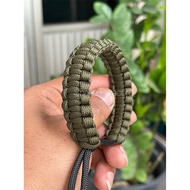 Bracelet/Braided Bracelet/Paracord Rope/Paracord550 Green Horse Dung