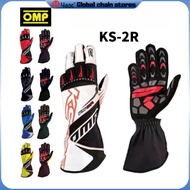 Yyaoc® KS-2R Gloves Outer Suture OMP Racing Gloves Go-kart Car Silicone Non-Slip Locomotive Car Driv