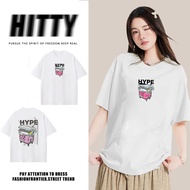 HITTY Woman tshirt oversize korean style woman baju wanita baggy shirt Unisex shirt woman Trendy pri
