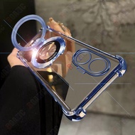 Roazic giá đỡ vòng mạ vỏ điện thoại cho Redmi TURBO 4 Pro Hàng Mới Về chống sốc chống rơi trong suốt