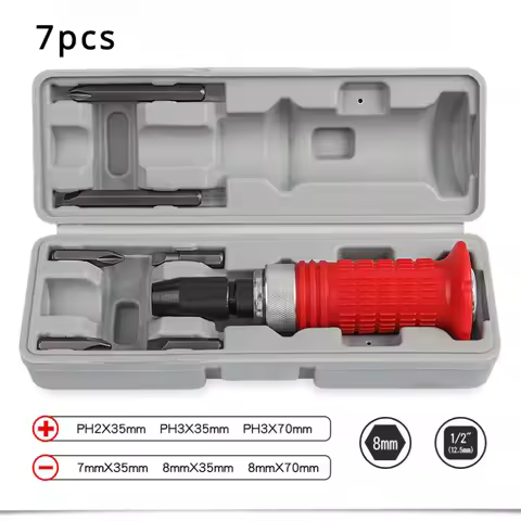 1/2 inch Impact Screwdriver Set Impact Screwdriver Professional Screwdriver Tool Engine Impact Manua