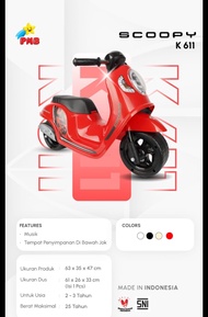 motor scoopy anak pmb k 611 mainan anak motor dorong