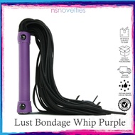 NS Novelties Lust Bondage Whip Purple