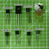2N4403 2N5195 2N5225 2N5417 2N5484 2N5485 2N5551 transistor