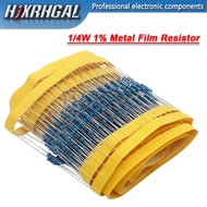 100PCS 1/4W 2.2K-240K 1% Metal Film Resistor 2.2K 3K 8.2K 12K 18K 27K 39K 68K 82K 100K 150K 180K 240