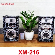 Loa liền kích caliphate 214 dùng cho điện thoại TV máy tính 1 đôi CL-214 XM-216