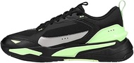 Mens BMW MMS Rs-Fast Ms Shoes, Size: 7.5 M US, Color: Puma Black/Puma Silver/Fizzy Lime