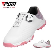 [PGM] Girls' Sneakers Children's GOLF Shoes Waterproof Turnbuckle Shoelace Sneakers XZ153 GOLF