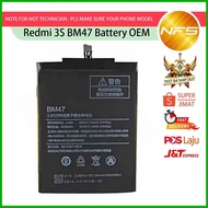 NFS STOCK - Redmi 3S BM47 Battery OEM replacemment
