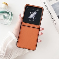 Cho Motorola RAZR 40 Moto razr40 trường hợp da màu trơn chống sốc bìa cho Motorola RAZR 40 siêu Moto