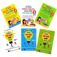 Book - Combo: Self-Study Chinese Communication From Zero Volume 1+ 2+ 3 + Super Memory of Chinese Ch