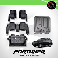 Toyota Fortuner 2016 to 2026 V4 5D OEM Deep Dish Matting ( Car Accessories )