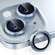 iPhone15 15Pro 15ProMax 15Plus 9H Luxury Spiral CD Pattern Metal Aluminum Alloy Camera Lens Tempered