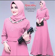 GAMIS terbaru 2024 QUENBY Baju muslim Wanita /baju Modern/baju lebaran terbaru