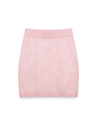 AIIZ กระโปรงสั้นผู้หญิง ผ้าถักทอลาย AIIZ Womens Jacquard Skirt