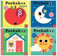 Peekaboo with 10 sliders and a mirror! (Moon/House/Apple/Sun)(共4本)(硬頁書)