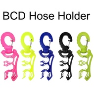 Scuba Diving Triple Regulator BCD Hose Holder Octopus Retainer BCD Clip