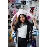 WHITE BUNNY HAT