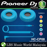 Pioneer DJ HC-CP08 Color Variation Coiled Cable and Ear Pads for HDJ-CUE1 Headphone Ear Cup (HCCP08 