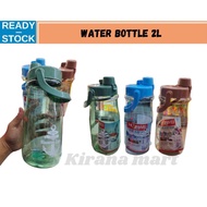 High Quality 2L Water Bottle BPA Free 2000ml / Botol Air