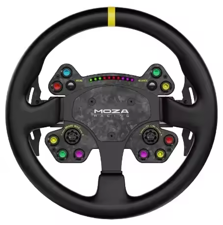 MOZA Racing RS V2 Steering Wheel Compatible with All MOZA Wheelbases 13 Inch Standard Racing Rim