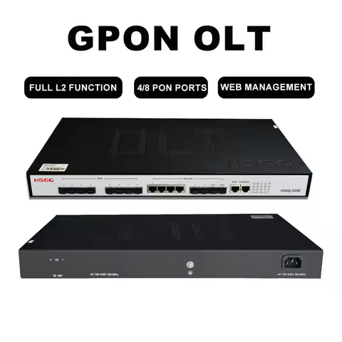 GPON OLT 8 Pon OLT Gpon Fiber Optic Equipment FTTH Tool ONU Gpon 4/8 Port GPON OLT Optical for FTTH 