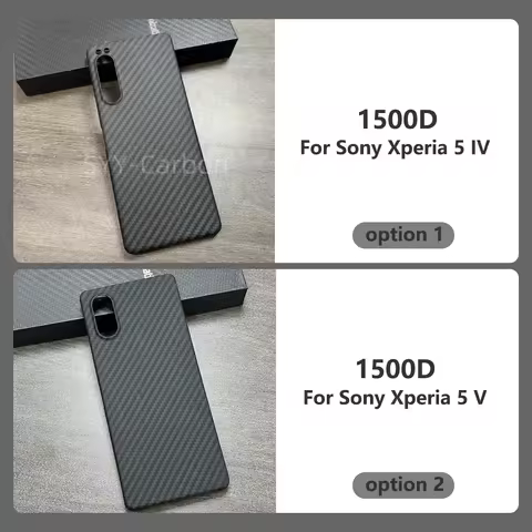 Real Carbon Case For Sony Xperia 5 IV 5V Kevlar case, luxury carbon fiber ultra-light ultra-thin pro