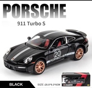 Die Cast Model Porsche 911 Turbo S Diecast Car Model Alloy Car Diecast Model Toy Vehicle Sound Light