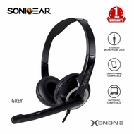 SonicGear Xenon 2 Stereo Headphones with Mic For Smartphones and Tablets