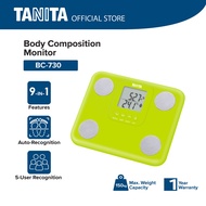 Tanita Official Store BC-730 Komposisi Badan Plastik yang Kompak | Compact 9-in-1 Plastic Body Compo