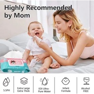 Baby wipes/baby wet tissu/Alcohol-free/paraben-free baby wet wipes