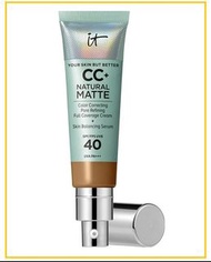 IT COSMETICS 依科美綠管CC霜 YOUR SKIN BUT BETTER CC+ NATURAL MATTE SPF40 #RICH HONEY 32ML