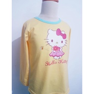 Hello Kitty Pajamas - Yellow Hello Kitty Girls' T-Shirt Sleepwear Set