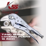 K55 Tang Gegep Buaya Locking Pliers Curve Type 10" Tang Pengunci Plat