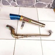 DAENG4 DAENG SAI4 51MM RACING EXHAUST SET FOR XRM 110/125 WAVE 100/110/125 BONUS SYM KRISS FURY RUS