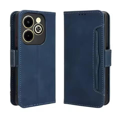 For Infinix Hot 40i X6528B Cover Wallet Closure Book Flip multi-card slot Holder Case For Infinix Ho