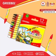 Greebel Crayon Wax 12 Colors Crayon Oil Pastel Greebel Crayon