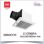 Kdk Exhaust Fan 17CDQNA 6inch Sirocco Bathroom Air Suction Fan kdk semarang Fan kdk semarang