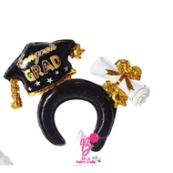 Foil balloon graduation headband foil balloon graduation toga