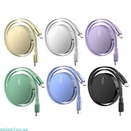 zwinz1aa PD240W Retractable Type C Fast Charging Cable USB C To USB C Data Cable 100cm