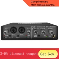 sound card RIWORAL Q24 sound card professional audio system stereo/mono USB sound card, 24-bit/192KHz recording