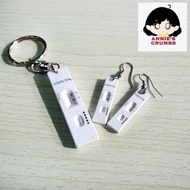 (SG Seller) ART Test Kit Earrings/Keychain (Ready stock)