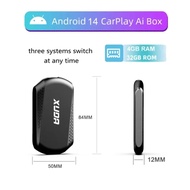 XUDA ใหม่Android 14.0 CarPlayกล่องSM6115 8-Core CPU 5G WiFi BT GPSสําหรับNetflixไร้สายAndroid Auto C