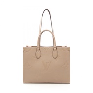 [二手] 路易威登LOUIS VUITTON手提包 OnTheGo MM Monogram Empreinte Tourterelle 2WAY M45607 Tourterelle 皮革 OnThe