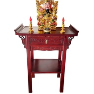 BW-6💚Shengzhao Altar Incense Burner Table Household Buddha Shrine Buddha Niche Altar Altar Solid Wood Prayer Altar Table