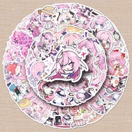 50pcs Elysia Stickers DIY Laptop Phone Luggage Cup Anime Game Honkai Impact Sticker