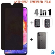 4 In-1 Anti-Spy Privacy Tempered Glass Vivo Y02 Y02s Y16 Y35 Y22 Y22s V25 Y72 Y52 Y95 Y91 Y91i Y93 Y